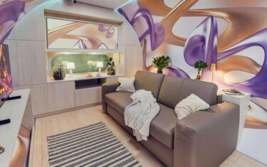 Schlafzimmer in einer Kammer für Sitzungen mit erhöhtem Sauerstoffpartialdruck | Ekonstal Group