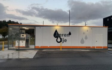 Konténeres üzemanyagtöltő állomás egy nyugat-norvégiai ügyfél számára | Ekonstal