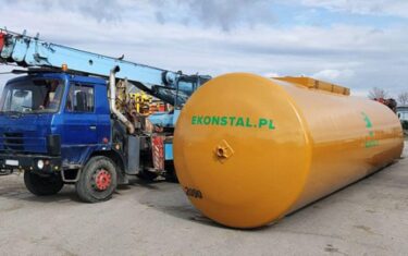 Podzemní horizontální válcové nádrže vyrobené pro majitele sítě čerpacích stanice z Česka | Ekonstal